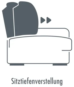 Die PlanBar Ecksofa »MP-IN17041 L-Form, Breite 325 cm« Sitztiefenverstellung, optional Kopfteilverstellung & Schlaffunktion