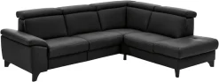 Die PlanBar Ecksofa »PN-EM23166 L-Form« optional mit Kopfteilverstellung und Stauraum
