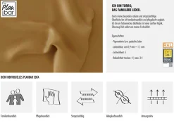Die PlanBar Ecksofa »PN-EM19074, L-Form, Breite 343 cm« inkl. Sitztiefen- und Kopfteilverstellung