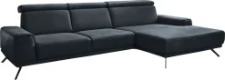 Die PlanBar Ecksofa »PN-EM22041 L-Form« wahlweise motorisches Canape oder Sitztiefenverstellung