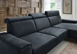 Die PlanBar Ecksofa »PN-EM22041 L-Form« wahlweise motorisches Canape oder Sitztiefenverstellung