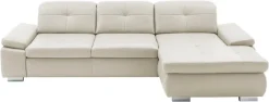 Die PlanBar Ecksofa »PN-IN16012 L-Form, Breite 309 cm« inkl. Sitztiefenverstellung, optional mit Kopfteilverstellung