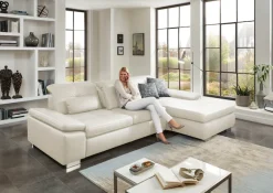Die PlanBar Ecksofa »PN-IN16012 L-Form, Breite 309 cm« inkl. Sitztiefenverstellung, optional mit Kopfteilverstellung