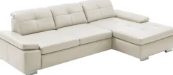 Die PlanBar Ecksofa »PN-IN16012 L-Form, Breite 309 cm« inkl. Sitztiefenverstellung, optional mit Kopfteilverstellung