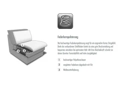 Die PlanBar Ecksofa »PN-IN16012 L-Form, Breite 309 cm« inkl. Sitztiefenverstellung, optional mit Kopfteilverstellung
