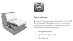 Die PlanBar Ecksofa »PP-HS10002« wahlweise mit Kopfteilverstellung, Schlaffunktion und Stauraum