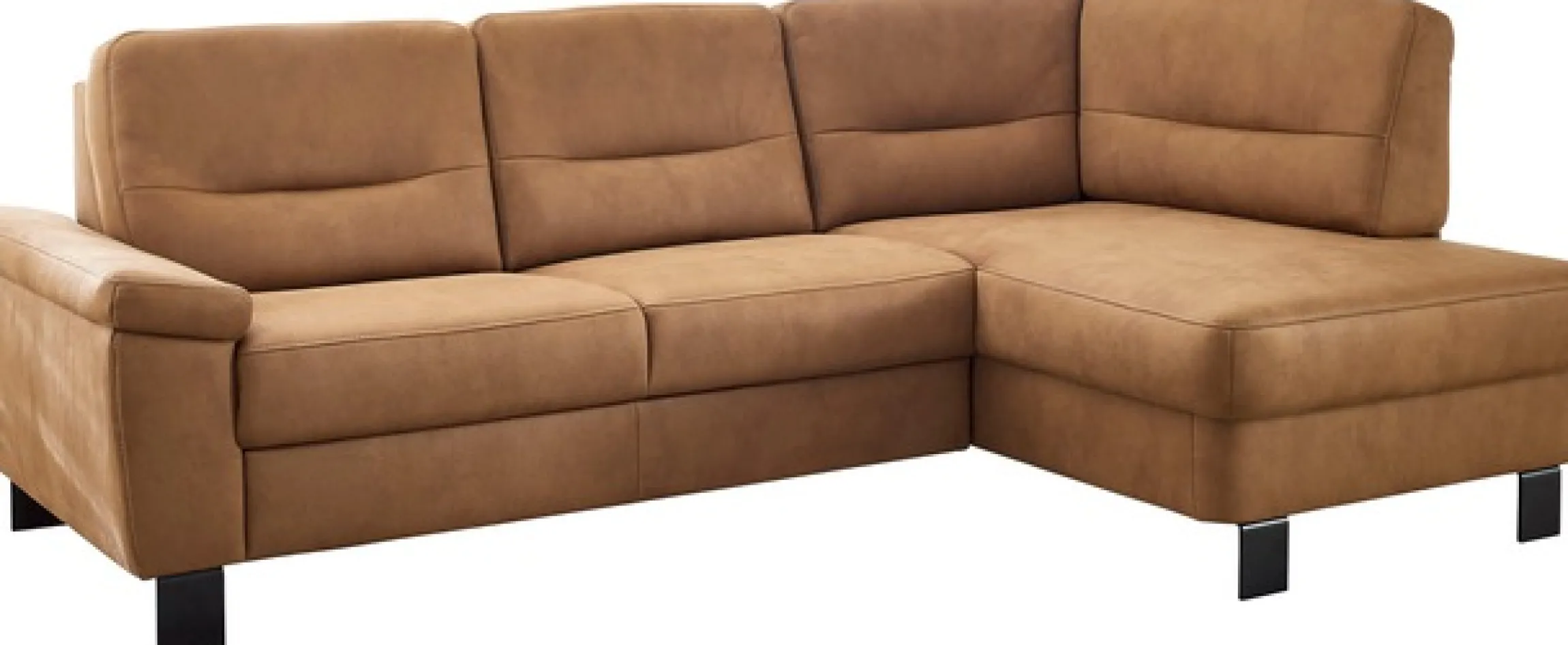 Die PlanBar Ecksofa »PP-PF23172 L-Form, Breite 244 cm« Eckgarnitur mit besonders kleinem Stellmaß ca. 160 x 244 cm