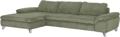 Die PlanBar Ecksofa »Recamiere MP-IN14007 L-Form, Breite 318 cm« wahlweise mit Schlaffunktion und verstellbaren Kopfstützen