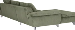 Die PlanBar Ecksofa »Recamiere MP-IN14007 L-Form, Breite 318 cm« wahlweise mit Schlaffunktion und verstellbaren Kopfstützen