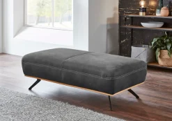 Die PlanBar Hocker »PN-EM18063 Breite 135« hochwertige Kaltschaumpolsterung, stylische Metallfüße