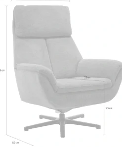 Die PlanBar Relaxsessel »MP-RS20079« 360° drehbar, Wippfunktion zusätzlich wählbar, Kaltschaumpolsterung