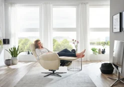 Die PlanBar Relaxsessel »PN-RS20038 mit Metallsternfuß inkl. Relaxfunktion und Kopfverstellung« 1 Stk. tlg. 360° drehbar, mit Gasdruckverstellung