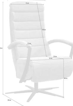 Die PlanBar Relaxsessel »ZE-RS20038 inkl. Relaxfunktion und Kopfteilverstellung« 1 Stk. tlg. 360° drehbar, wahlweise mit Gasdruckverstellung