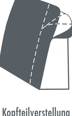 Die PlanBar Wohnlandschaft »PP-LA23145 U-Form« inkl. Kopfpolsterverstellung, Federkernpolsterung