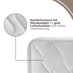 DI QUATTRO Komfortschaummatratze »Matratze Airy Form 15, Matratze in verschiedenen Größen erhältlich« 15 cm hoch Raumgewicht: 28 kg/m³ 1 Stk. tlg. Die Matratze, die atmet. Besonders atmungsaktiver Kern. Top bewertet.