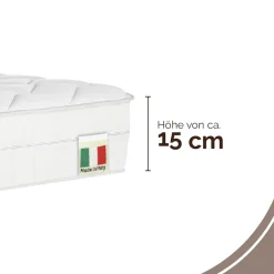 DI QUATTRO Komfortschaummatratze »Matratze Airy Form 15, Matratze in verschiedenen Größen erhältlich« 15 cm hoch Raumgewicht: 28 kg/m³ 1 Stk. tlg. Die Matratze, die atmet. Besonders atmungsaktiver Kern. Top bewertet.