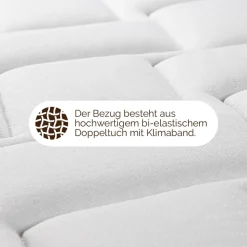 DI QUATTRO Komfortschaummatratze »23cm, Wave 3D, Wendematratze mit zwei Härtegraden« 23 cm hoch Raumgewicht: 30 kg/m³ 1-tlg., 1 Stk. tlg. Matratze in H2+H3 & H4+H5, 90x200, 140x200 und weitere Größen