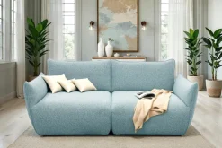 DOMO collection Big-Sofa »Bristol in 2 Breiten, Taschenfederkern für hohen Sitzkomfort« Breite 194cm. Pflegeleichter Strukturstoff