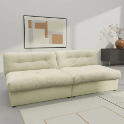 DOMO collection Big-Sofa »Caleo, 242 cm breit, modularers Sofa, großzügige Polsterung, Federkern« erweiterbar mit Eck- und Sofaelement