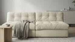 DOMO collection Big-Sofa »Caleo, 242 cm breit, modularers Sofa, großzügige Polsterung, Federkern« erweiterbar mit Eck- und Sofaelement