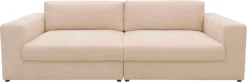 DOMO collection Big-Sofa »Dundee Megasofa Breite 276 cm, Taschenfederkern, fester Sitzkomfort« pflegeleichter, edler Strukturstoff in Chenille-Optik