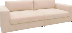 DOMO collection Big-Sofa »Dundee Megasofa Breite 276 cm, Taschenfederkern, fester Sitzkomfort« pflegeleichter, edler Strukturstoff in Chenille-Optik