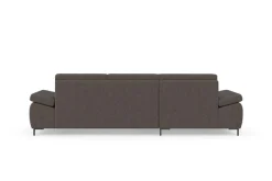 DOMO collection Ecksofa »Capelo, komfortabel, klare Linien zeichnen dieses Design aus, L-Form« mit Armteilverstellung, wahlweise mit Bettfunktion, Federkern