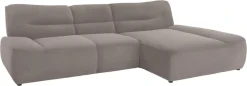 DOMO collection Ecksofa »Cesena moderne Polsterecke mit flachen Armlehnen, L-Form« fester Sitzkomfort, frei im Raum stellbar