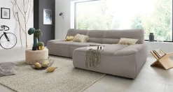 DOMO collection Ecksofa »Cesena moderne Polsterecke mit flachen Armlehnen, L-Form« fester Sitzkomfort, frei im Raum stellbar