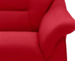 DOMO collection Ecksofa »Faenza für kleine Räume, Stellmaße 232x176cm, komfortabel, L-Form« mit Ottomane, zeitlos, elegante Armlehnen, wahlweise mit Bettfunktion