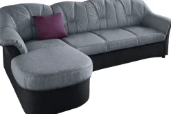 DOMO collection Ecksofa »FLORES Schlafsofa,233x142x86 cm, L-Form« whlw. mit Bettfunktion, whlw. mit Federkern