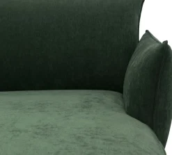 DOMO collection Ecksofa »Leuven kompakte Stellmaße, Breite 200 cm, schmale Armlehnen, L-Form« angenehm feste Polsterung, bodenfrei, 19 cm hohe Holzfüße