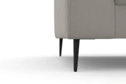 DOMO collection Ecksofa »Modica kompakt und elegant, Breite 244, L-Form« Auch in Cord, Fußhöhe passend für gängige Saugroboter!