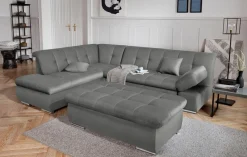 DOMO collection Ecksofa »MONA 271x213 cm, modern und komfortabel« whlw. mit Bett- und Armlehnfunktion, L-Form