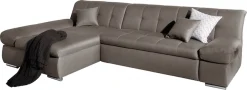 DOMO collection Ecksofa »MONA 297x173 cm, modern und komfortabel« whlw. mit Bettfunktion, L-Form