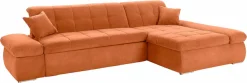 DOMO collection Ecksofa »NMORIC XXL, 300x172x80cm, viel Platz, bequem, L-Form« wahlweise mit Bettfunktion und Armlehnverstellung