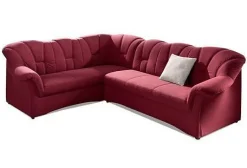 DOMO collection Ecksofa »Papenburg B/T/H: 242/190/84 cm L-Form« wahlweise mit Bettfunktion, Langer Schenkel links oder rechts