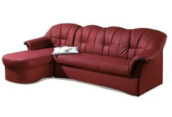 DOMO collection Ecksofa »Papenburg, zeitlose Rückensteppung, elegante Formensprache, L-Form« in großer Farbvielfalt, wahlweise mit Bettfunktion