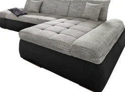 DOMO collection Ecksofa »PB MORICwahlweise mit Bettfunktion + Armteilverstellung, L-Form« im XXL-Format, B/T/H:300/172/80 cm, feine Steppung