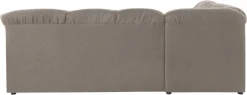 DOMO collection Ecksofa »Pegnitz, zeitlose und elegante Rückensteppung, Breite 246cm, L-Form« wahlweise mit Bettfunktion