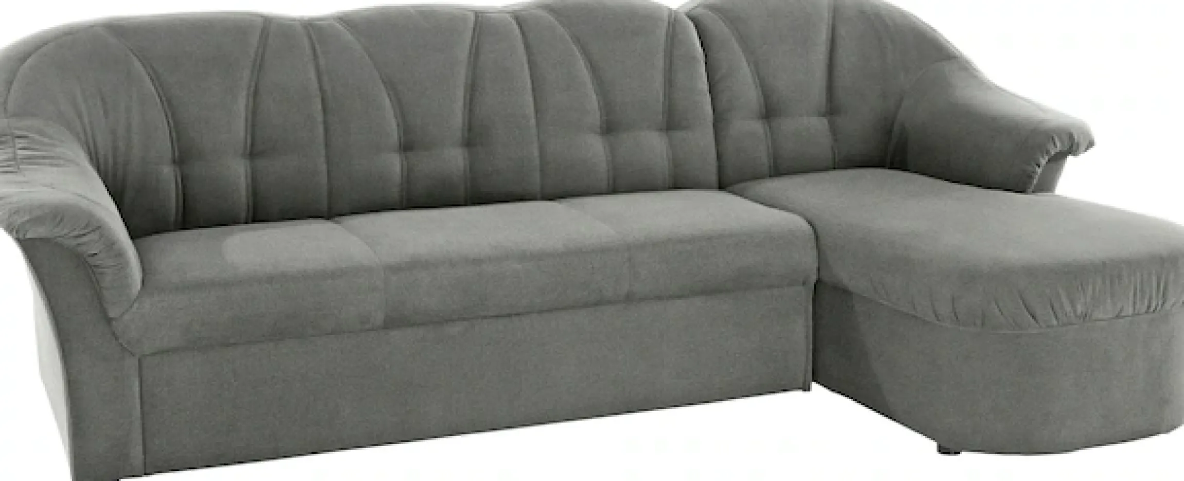 DOMO collection Ecksofa »Pegnitz, elegante Rückensteppung,komfortabel, Breite 238cm, L-Form« wahlweise mit Bettfunktion