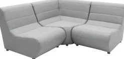 DOMO collection Ecksofa »Soleil, pflegeleichter und wetterfester Bezug« Outdoor, besonderes Design und Formgebung, individuell erweiterbar