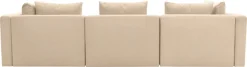 DOMO collection Ecksofa »Solskin, individuell erweiterbar/kombinierbar L-Form« mit losen Kissen. Rücken- und Seitenteile als Stecksystem.