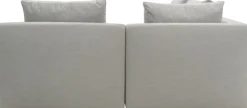 DOMO collection Ecksofa »Solskin, individuell erweiterbar/kombinierbar L-Form« mit losen Kissen. Rücken- und Seitenteile als Stecksystem.