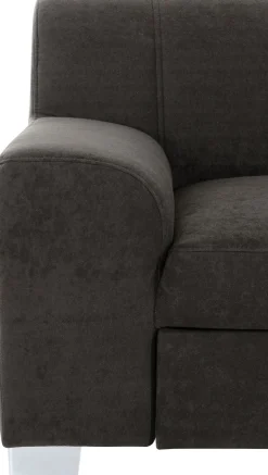 DOMO collection Ecksofa »TURAH 239x152 cm, inkl. Zierkissen, moderne Steppung« wahlw. mit Bettfunktion, L-Form, Unser Dauertiefpreis