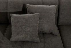 DOMO collection Ecksofa »TURAH 239x152 cm, inkl. Zierkissen, moderne Steppung« wahlw. mit Bettfunktion, L-Form, Unser Dauertiefpreis