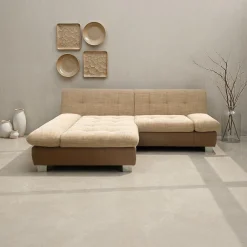 DOMO collection Ecksofa »100031 234x157 cm, kompakt, komfortabel & bequem, L-Form« whlw. mit Bettfunktion und Armteilverstellung