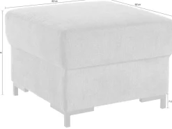 DOMO collection Hocker »Ledas B/T 62/62cm« in vielen Farben erhältlich