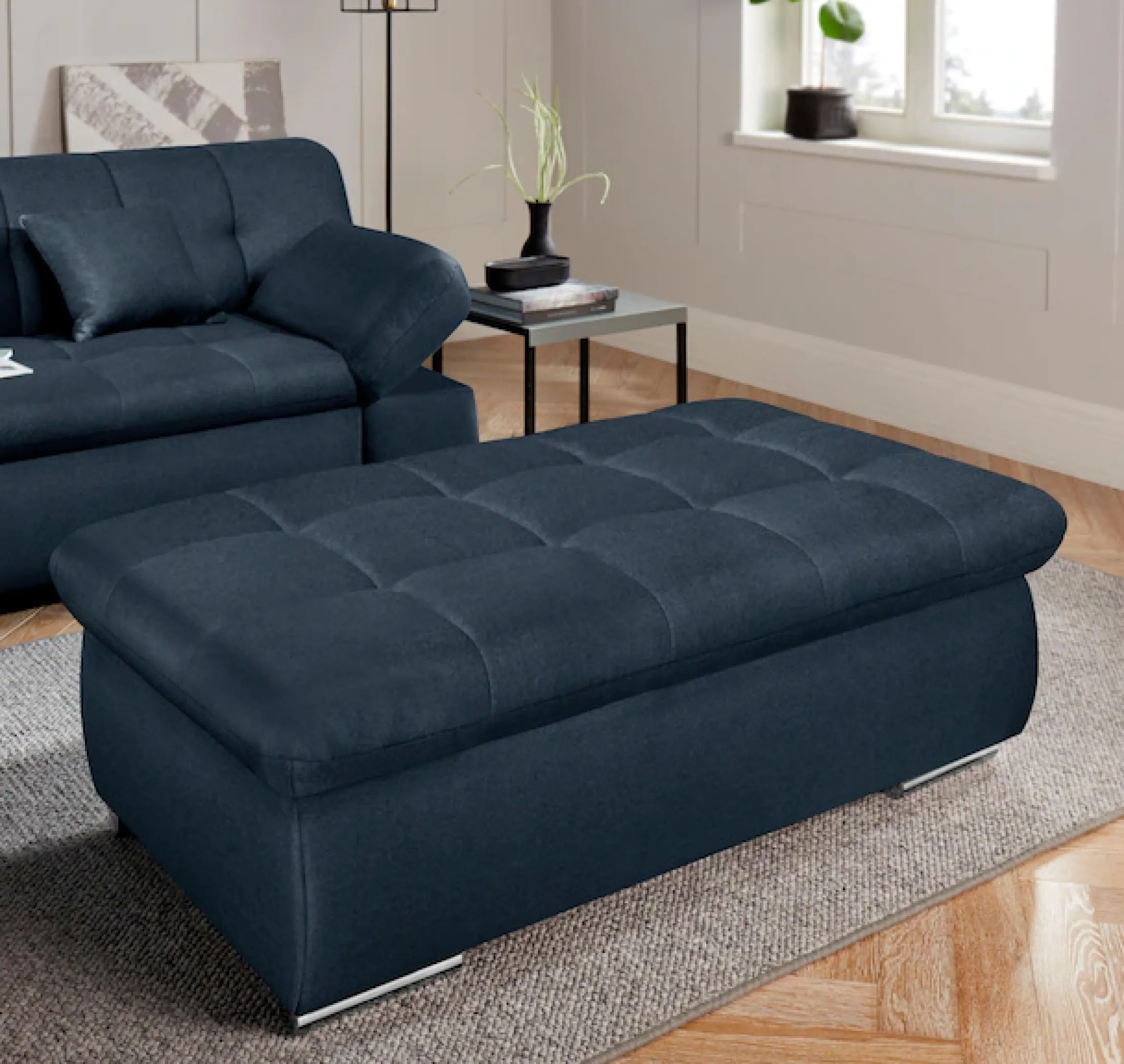 DOMO collection Hocker »MONA 135x79 cm, praktisch und komfortabel« mit Stauraumfach