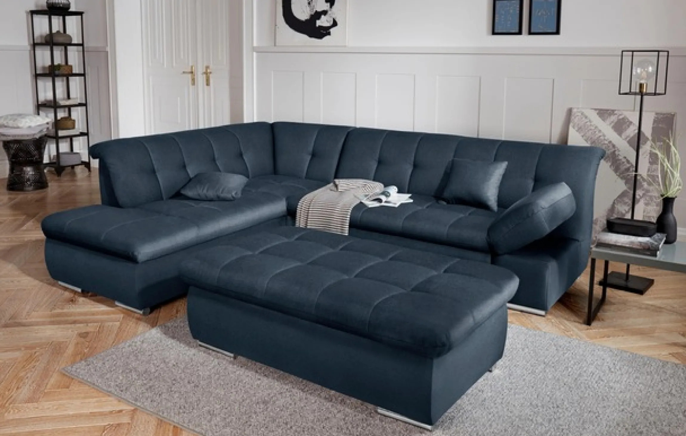 DOMO collection Hocker »MONA 135x79 cm, praktisch und komfortabel« mit Stauraumfach